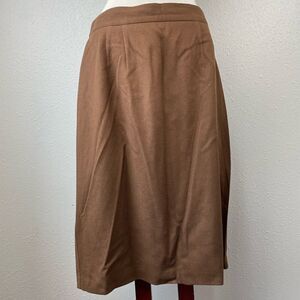 Requirements Brown Wool Skirt Size 18 EUC